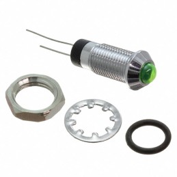 1 pcs : FL1M-8SJ-3-G3V - LED GRN 8MM NUT 3VAC/DC STK