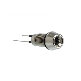 1 pcs : L08-01ABAS-MR7001 - LED LIGHT GUIDE, 5MM, METAL, M8X