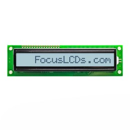 1 pcs : C161B-FTW-LW65 - 16X1 FSTN GRAY CHARACTER LCD