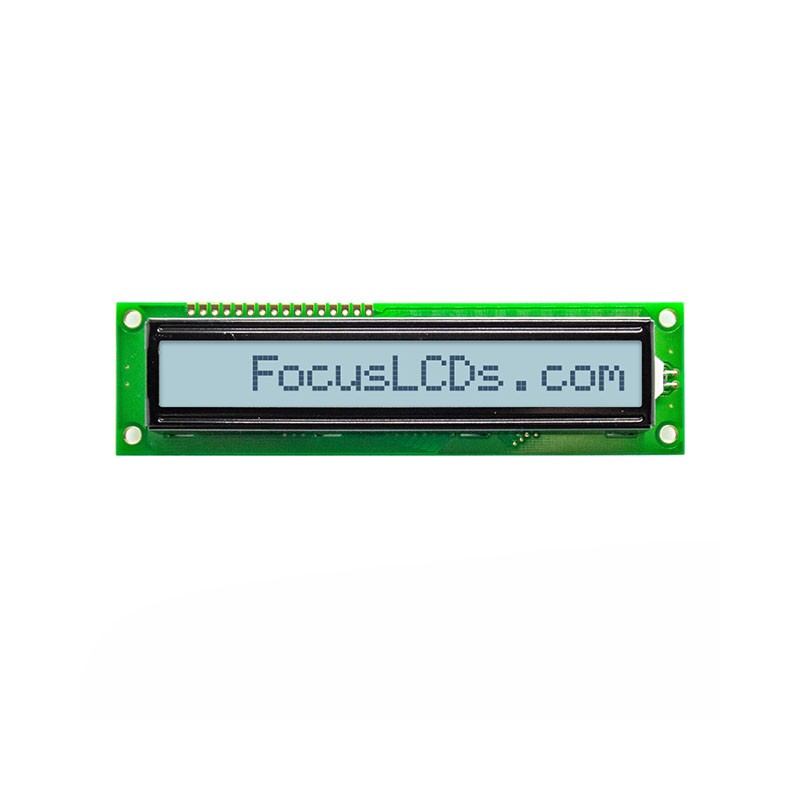 1 pcs : C161B-FTW-LW65 - 16X1 FSTN GRAY CHARACTER LCD