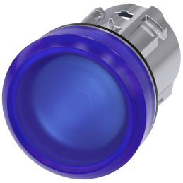 1 pcs : 3SU10516AA500AA0 - INDICATOR LIGHT, BLUE, SMOOTH LE