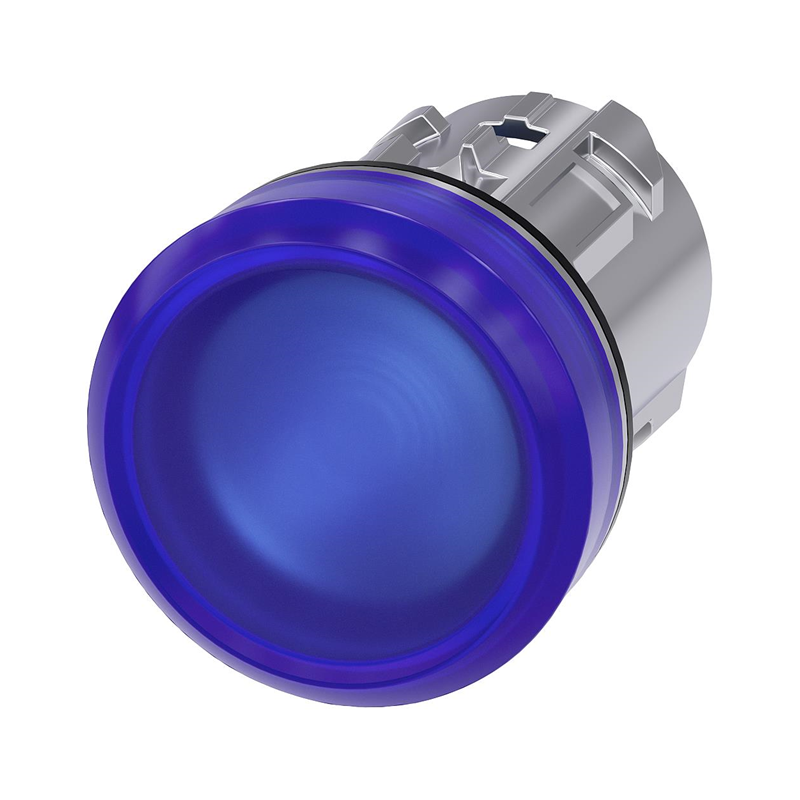 1 pcs : 3SU10516AA500AA0 - INDICATOR LIGHT, BLUE, SMOOTH LE
