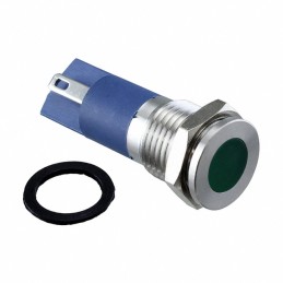 1 pcs : PVL12FLS31 - LED PANEL INDICATOR GREEN 2.8V