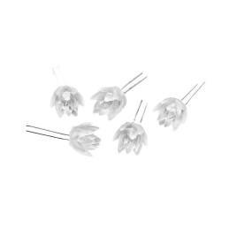 1 pcs : 5481 - LED GRN DIFF SUCCULENT SHAPE T/H