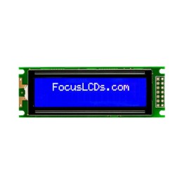 1 pcs : C162C-BW-LW65 - 16X2 STN BLUE CHARACTER LCD