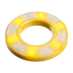 1 pcs : QH22L57YC - 22MM L/HALO YLW BODY FROSTED LEN