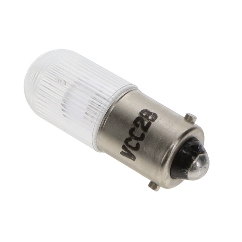 1 pcs : MB403-W28-CW - LED LAMP T-3 1/4 MIN BAYONET WHT