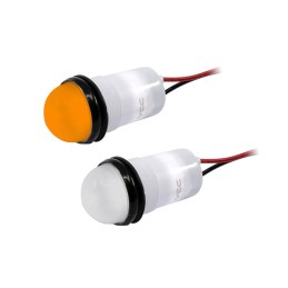 1 pcs : PML50SYFVW - .688' DIA (17.5MM) YELLOW LED PA