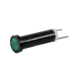 1 pcs : 44-NKG28H-CGO - PMI .250' LED 28V TAB CLEAR GREE