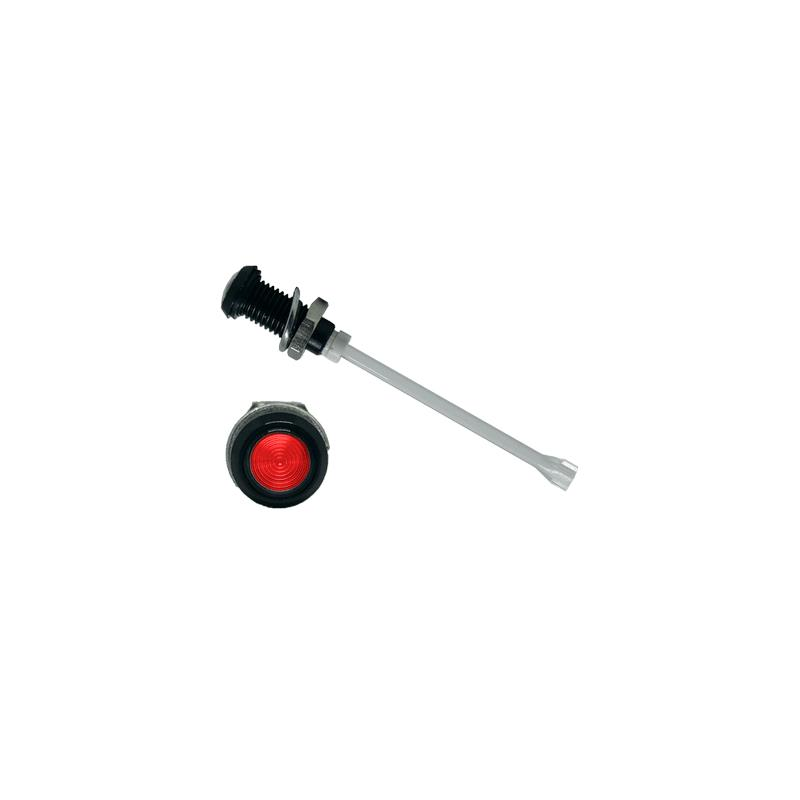 1 pcs : RHD-1410-F6PZR67PR - IP67 RIGID LIGHT PIPE, VERTICAL