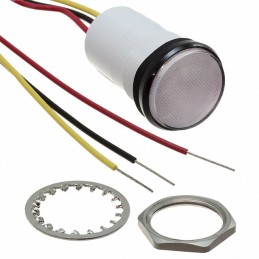 1 pcs : 5571452203F - LED MINI PANEL YELLOW/RED 5V