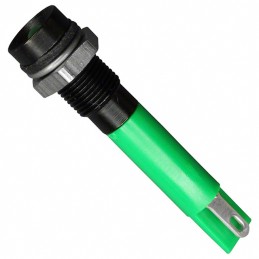 1 pcs : Q6R1BXXG12E - INDICATOR 12V 6MM RECESSED GRN