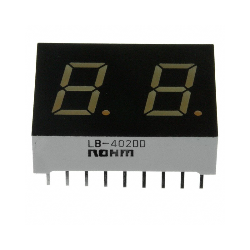 1 pcs : LB-402VD - DISPLAY 7-SEG 0.4' DBL RED 18DIP