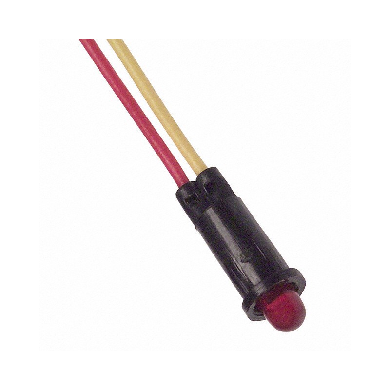 1 pcs : 5110F1LC - LED RED 5/32' HOLE LOWCUR PNLMNT