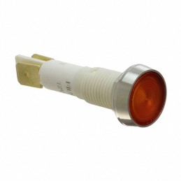 1 pcs : FL1P-10NJ-4-Y2V - LED YEL 10MM NUT 2VAC/DC STK