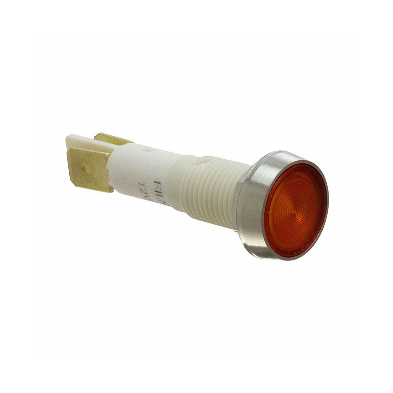 1 pcs : FL1P-10NJ-4-Y2V - LED YEL 10MM NUT 2VAC/DC STK