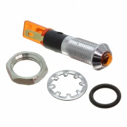 1 pcs : FL1M-8SJ-2-Y24V - LED YEL 8MM NUT 24VAC/DC STK