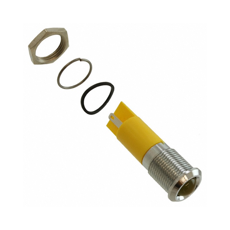 1 pcs : Q14P1CXXY24E - INDICATOR 24V 14MM PROMINENT YEL