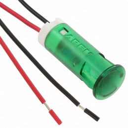 1 pcs : QS103XXHG110 - INDICATOR 10MM FIXED HI GRN 110V