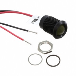 1 pcs : Q14P5BXXHY24E - LED INDICATOR 14MM PROMINENT BLA