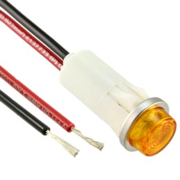 1 pcs : 1092C3-125VAC - LED PANEL INDICATOR AMBER 125V