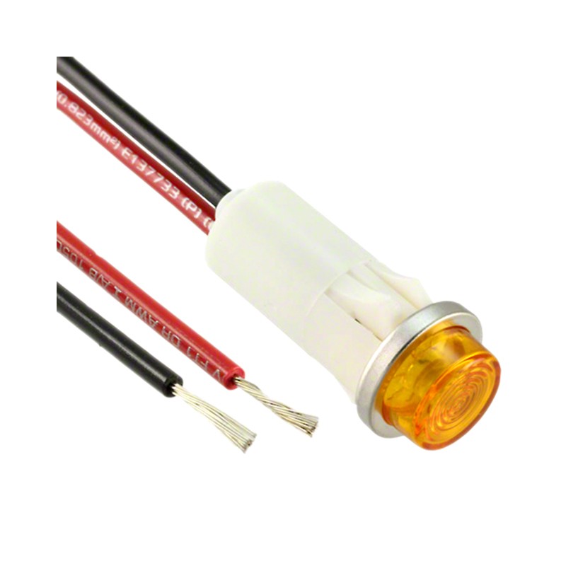 1 pcs : 1092C3-125VAC - LED PANEL INDICATOR AMBER 125V