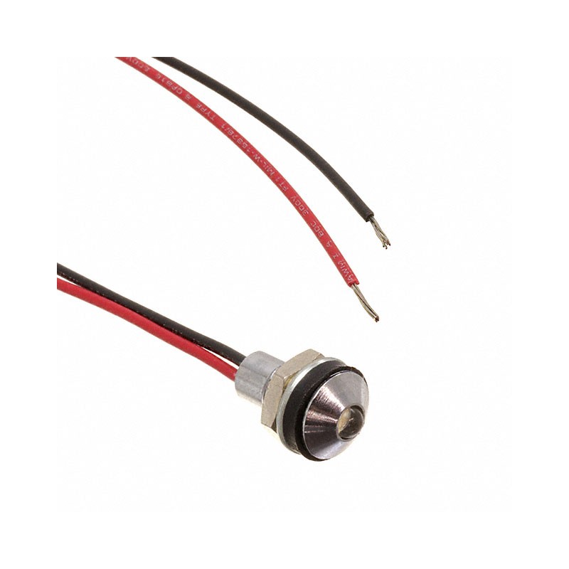 1 pcs : CD-1-8712-9909-I - PMI DIA .236' (6MM) WHITE 12V