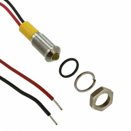 1 pcs : Q6P3CXXY12E - LED PANEL MOUNT INDICATOR YLW