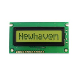 1 pcs : NHD-0108FZ-RN-YBW - LCD MOD 8 DIG 8 X 1 REFLECTIVE