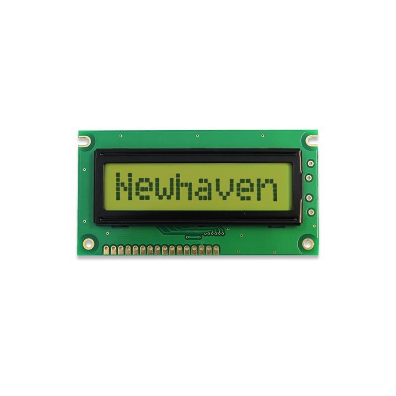 1 pcs : NHD-0108FZ-RN-YBW - LCD MOD 8 DIG 8 X 1 REFLECTIVE