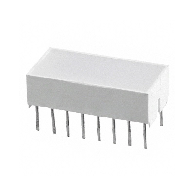 1 pcs : HLMP-2685 - LED LGT BAR RED HI EFF 8LED DIP