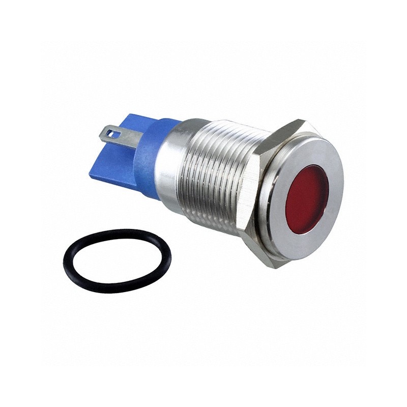 1 pcs : PVL16FLS11 - LED PANEL INDICATOR RED 1.8V