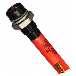 1 pcs : Q6R1BXXR12E - INDICATOR 12V 6MM RECESSED RED