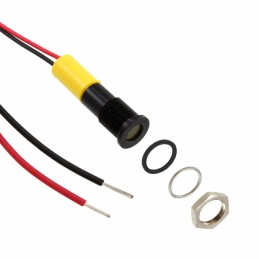1 pcs : Q8F3BXXY12E - LED PM INDICATOR FLUSH YELLOW