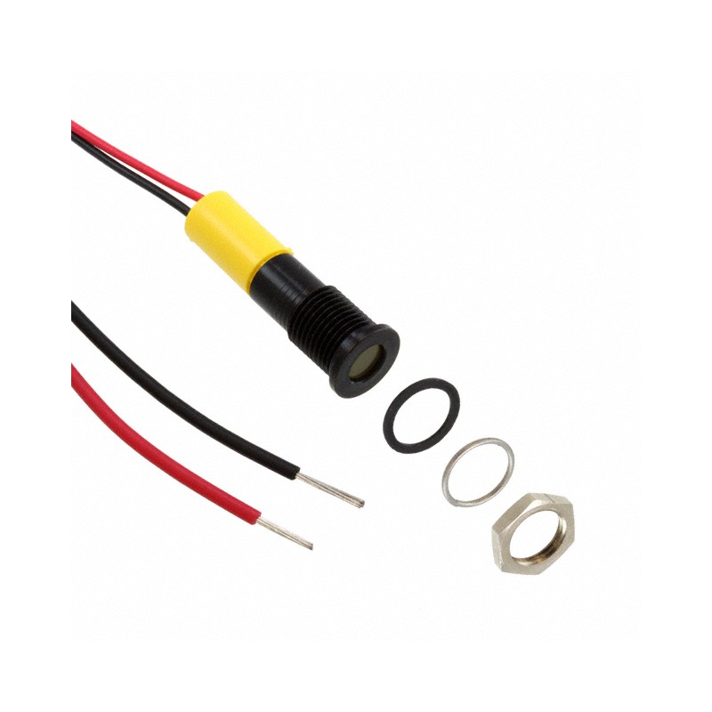 1 pcs : Q8F3BXXY12E - LED PM INDICATOR FLUSH YELLOW