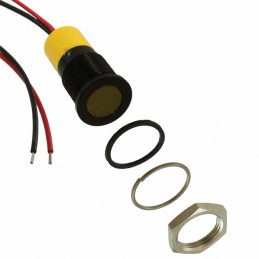 1 pcs : Q14F3BXXY12E - LED PM INDICATOR FLUSH YELLOW