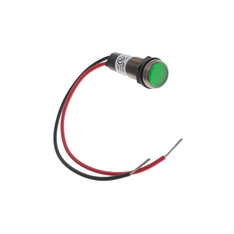 1 pcs : 6561203203F - 1/2' FLT GN 12VDC W/LEAD