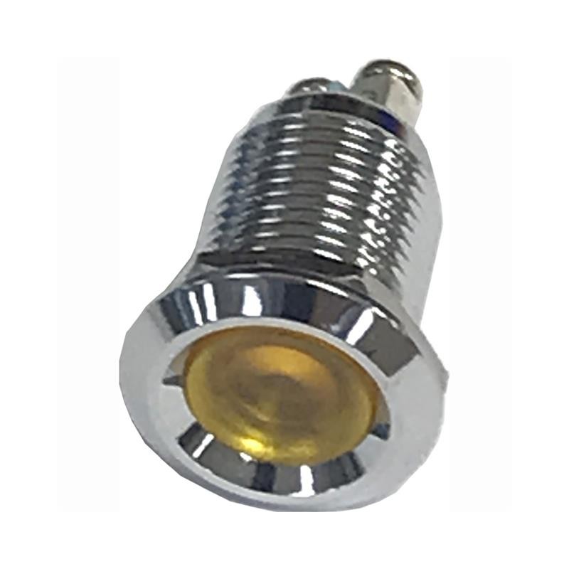1 pcs : FL1M-12CA-1-Y2V - LED YEL 12MM NUT 2VAC/DC STK