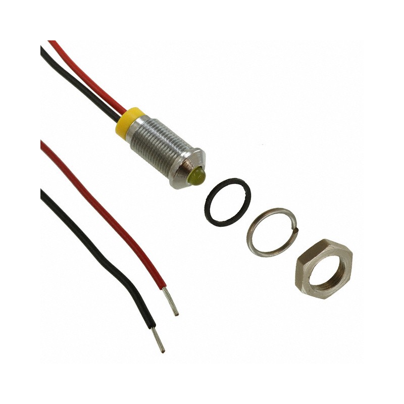 1 pcs : Q6P7CXXY02E - LED PM INDICATOR PROMINENT YLW
