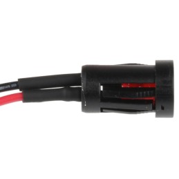 1 pcs - RS PRO Red Panel Mount Indicator, 24V dc, 8mm Mounting Hole Size, Lead Wires Termination