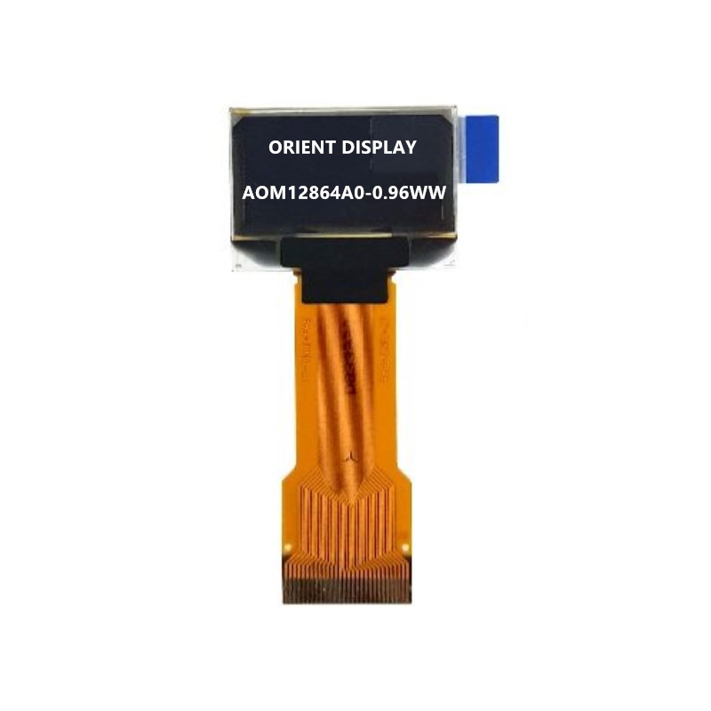 1 pcs : AOM12864A0-0.96WW - 0.96'' 128X64 OLED MONO WHITE