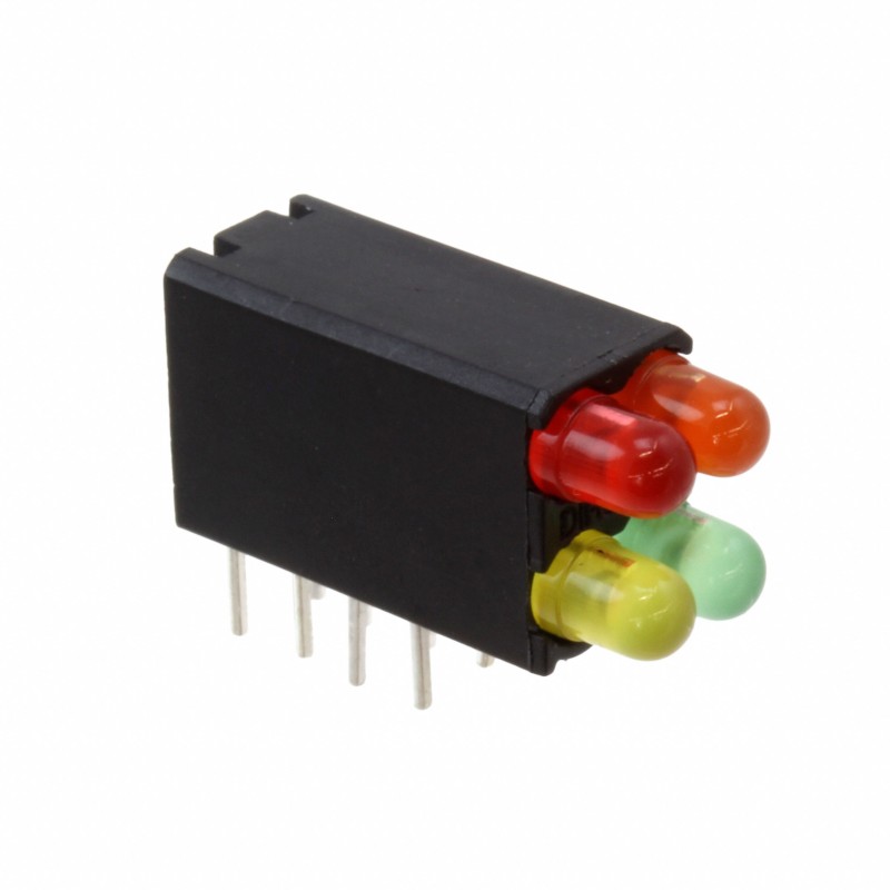 1 pcs : 5690101372F - LED CBI 3MM 2X2 GN/ORN/RED/Y RA