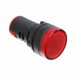 1 pcs : FL1P-22NA-1-R24V - LED RED 22MM NUT 24VAC/DC STK