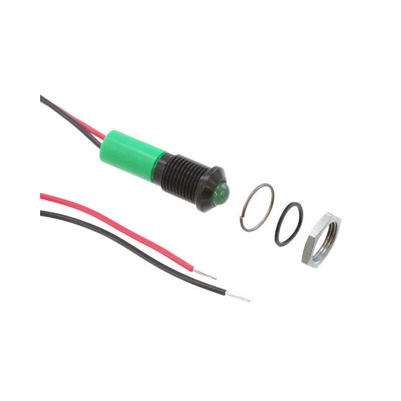 1 pcs : Q8P3BXXG24E - LED PM INDICATOR PROMINENT GRN