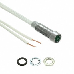 1 pcs : L79D-G125-W - 125V A C GRN DIFFUSED LENS