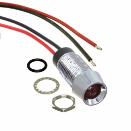 1 pcs : FL1M-8CW-4-R110V - LED RED 8MM NUT 110VDC STK