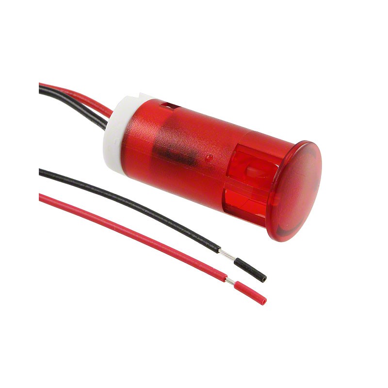 1 pcs : QS123XXHR110 - INDICATOR 12MM FIXED HI RED 110V