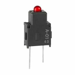 1 pcs : A01PC - LED CBI 3MM RED THROUGH HOLE