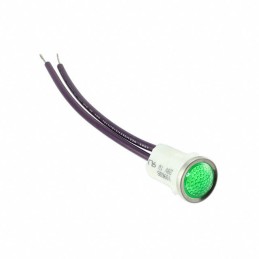 1 pcs : 1090D5-28V - LAMP GREEN 28V PC MNT