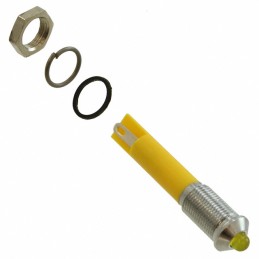 1 pcs : Q6P1CXXY24E - INDICATOR 24V 6MM PROMINENT YEL